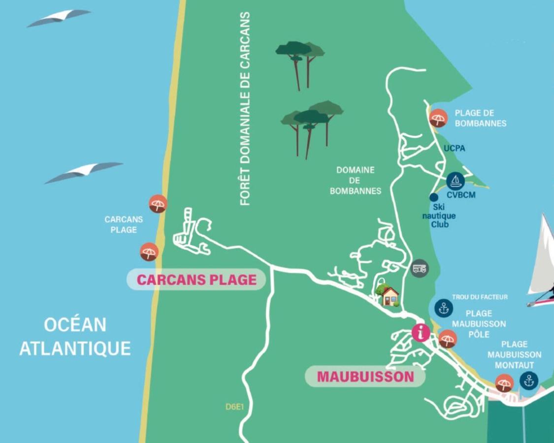 Apt Les Grands Pins, Entre Foret, Lac Et Ocean แกร์ก็อง ภายนอก รูปภาพ